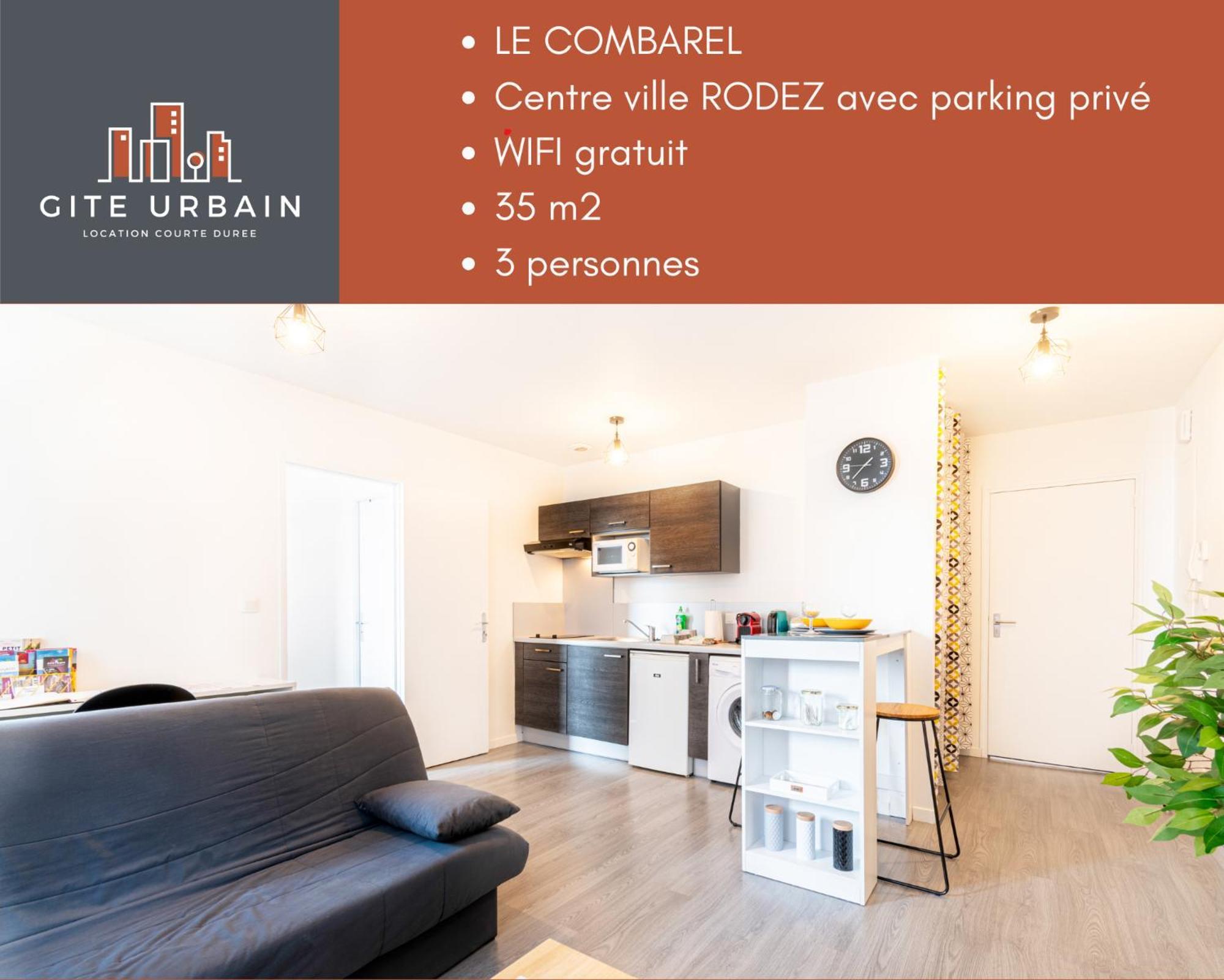 Le Combarel Appartement Rodez Buitenkant foto